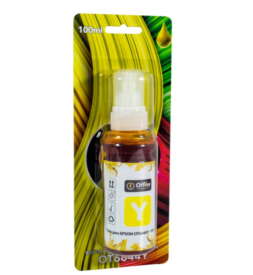BOTELLA DE TINTA ALTERNATIVA  T664 AMARILLO EPSON 100ML