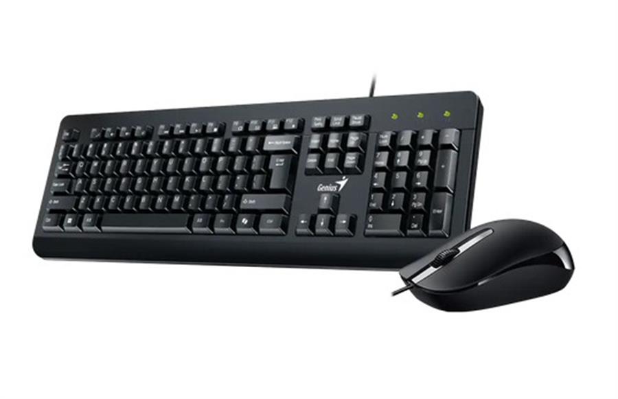 COMBO TECLADO Y MOUSE  GENIUS  KM-160 USB BLACK