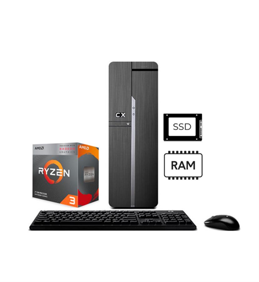 PC ARMADA RYZEN 3 3200G 16GB RAM SSD 480GB TECLADO & MOUSE - FREEDOS