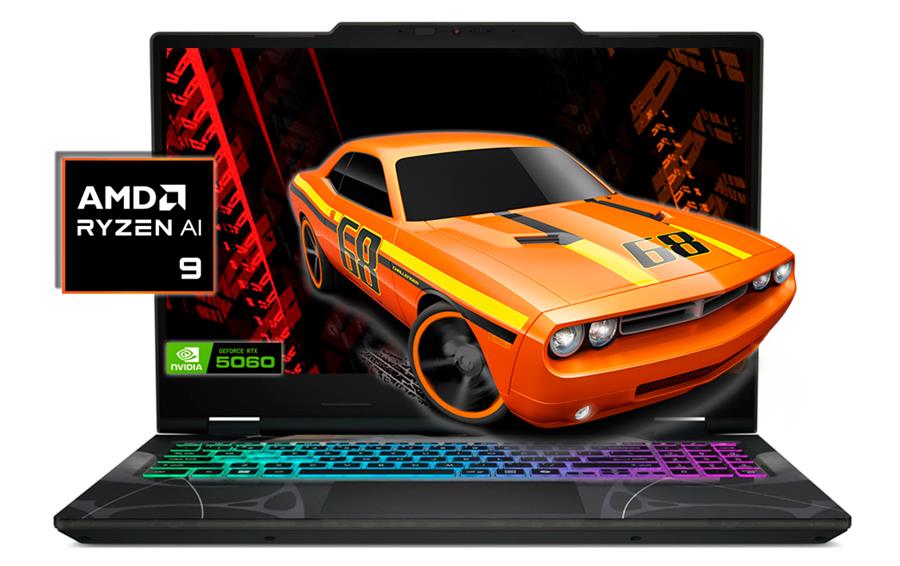 CYBORG 15 GAMING AMD RYZEN™ 9 270  16GB RAM 1TB SSD NVIDIA® RTX 5060 8GB  15.6" FHD 144Hz