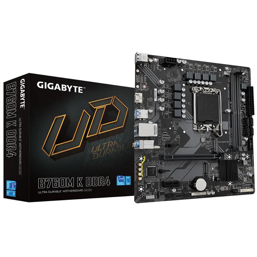 MOTHERBOARD  S1700 B760M K  DDR4 BOX M-ATX
