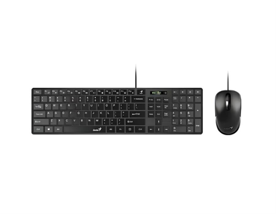 COMBO  TECLADO Y MOUSE  C126  USB NEGRO
