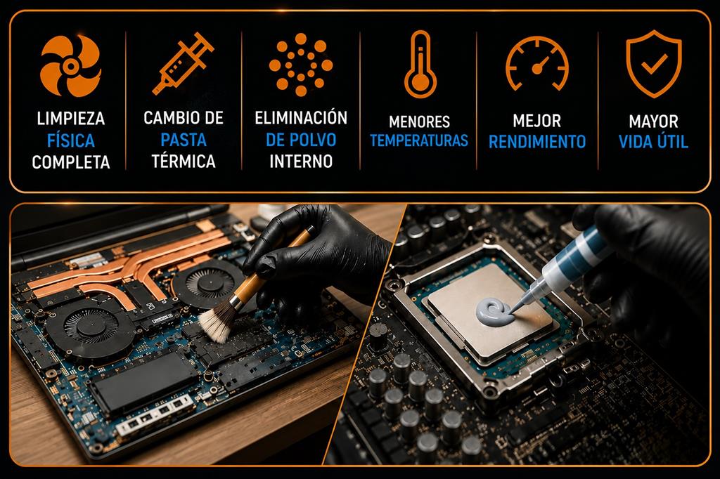 LIMPIEZA FISICA COMPLETA DE NOTEBOOK/PC GAMER + CAMBIO DE PASTA TARMICA