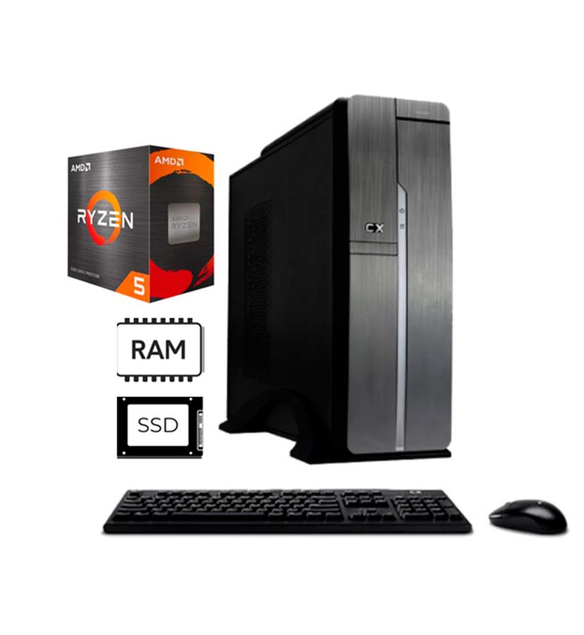 PC ARMADA  RYZEN 5 5600GT 16GB RAM 480GB SSD  - TECLADO & MOUSE - FREEDOS
