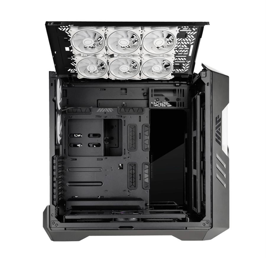 GABINETE HAF 700 EVO GRIS FULL TOWER 5 FANS ARGB